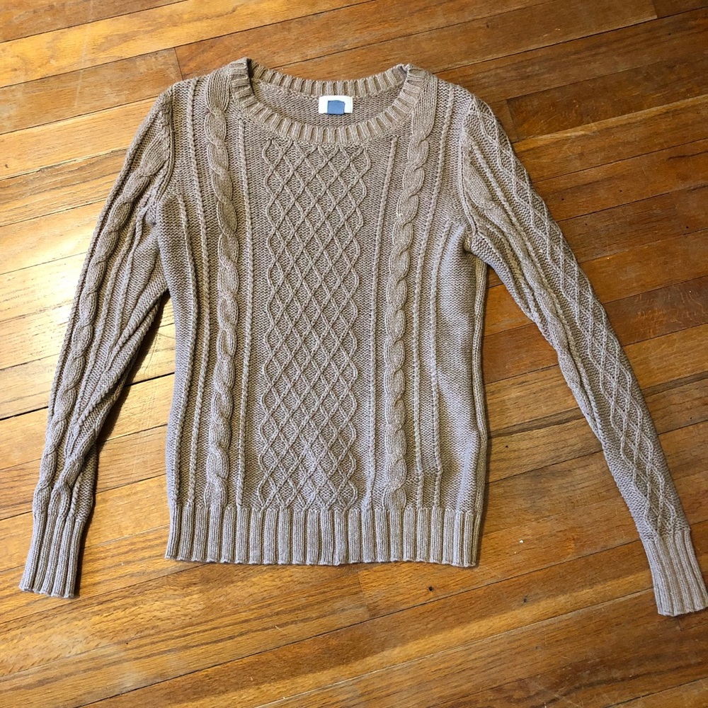 Old navy tan knit sweater